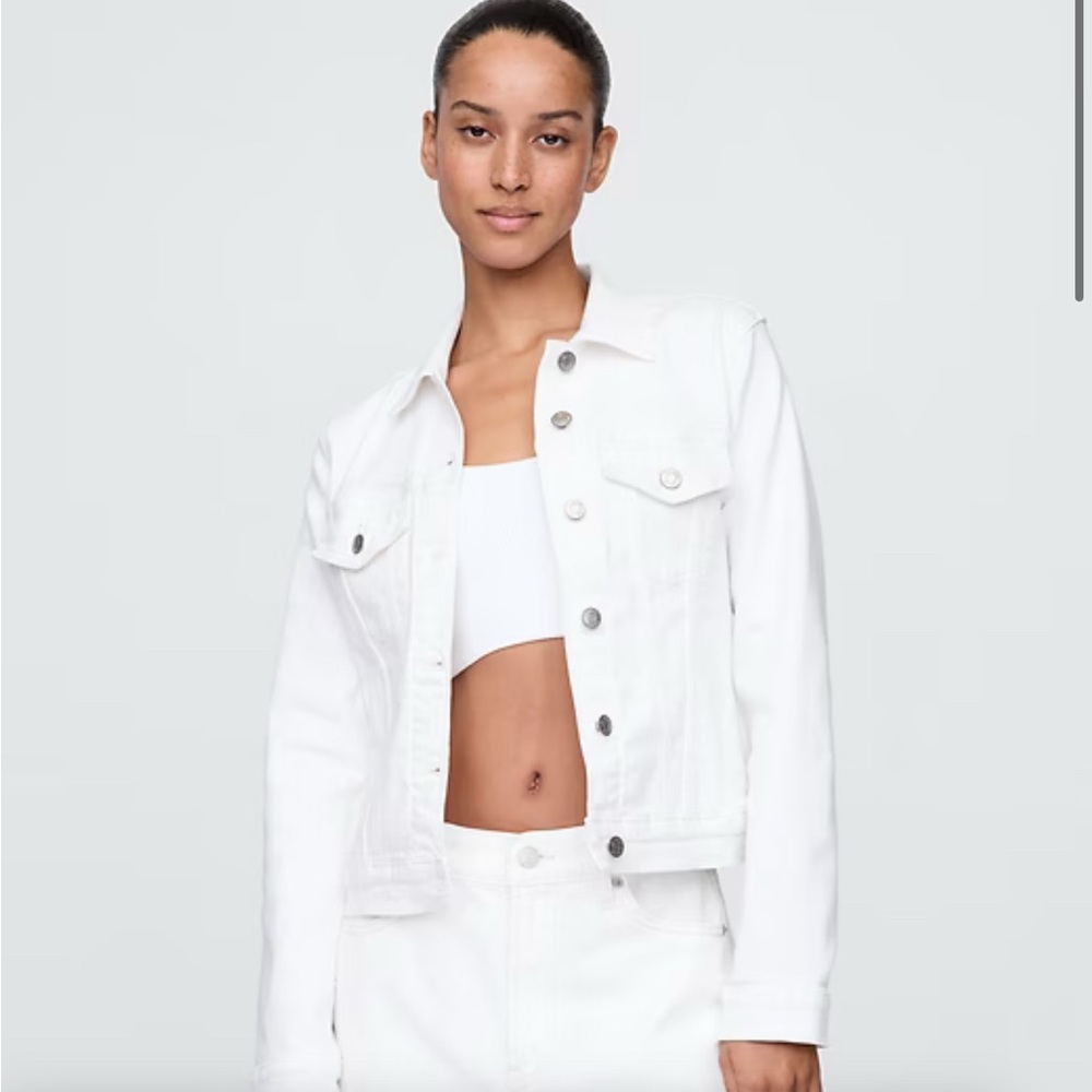 White Gap Denim Jacket
